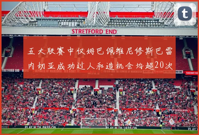 五大联赛中仅姆巴佩维尼修斯巴雷内切亚成功过人和造机会均超20次的传奇表现